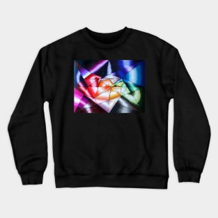 Colorful Geometric OpArt Crewneck Sweatshirt